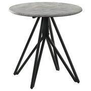 Hadi 3-piece Round SmartTop Coffee and End Table Set Cement - 736178-S3