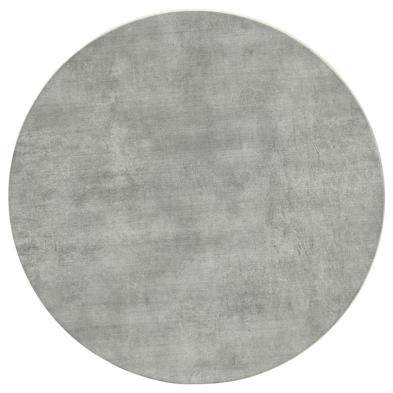 Hadi 3-piece Round SmartTop Coffee and End Table Set Cement - 736178-S3