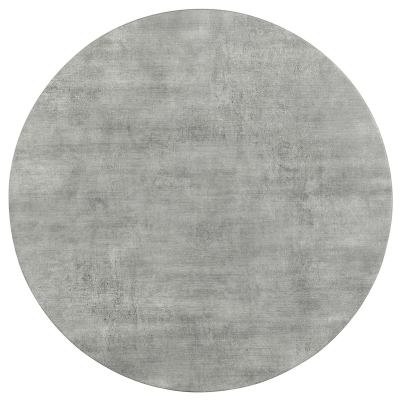 Hadi Round SmartTop Coffee Table Cement and Gunmetal - 736178