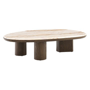 Haidar Coffee Table w/Natural Marble - LV04565