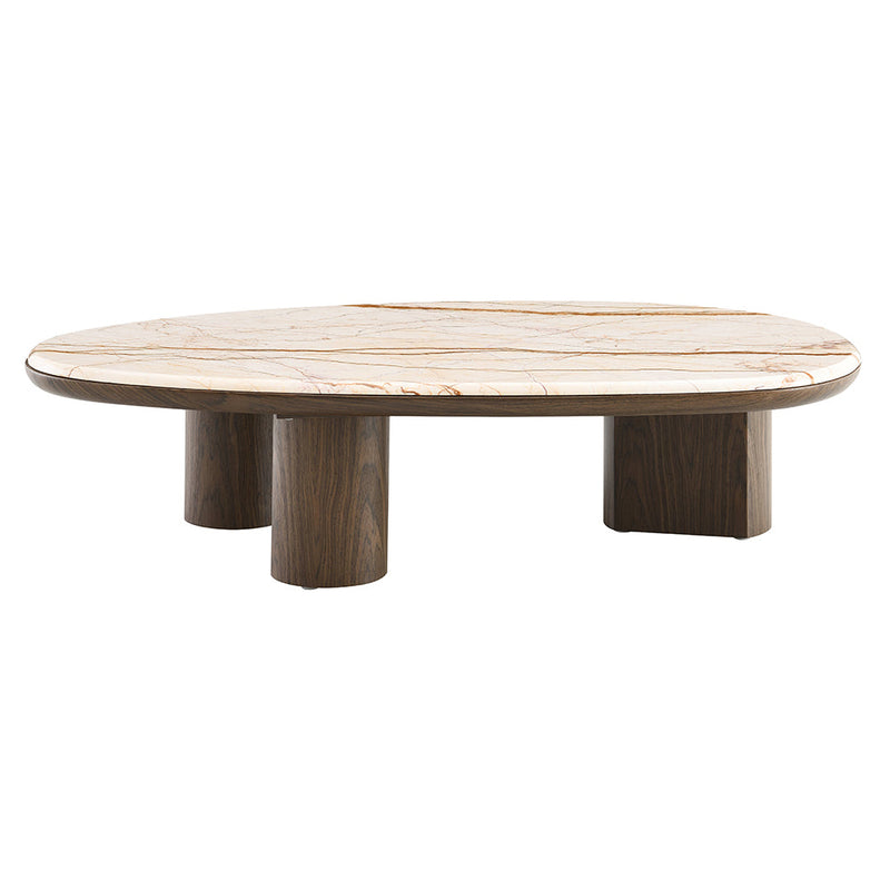 Haidar Coffee Table w/Natural Marble - LV04565
