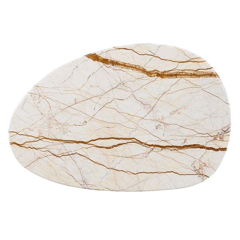 Haidar Coffee Table w/Natural Marble - LV04565