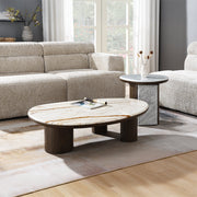 Haidar Coffee Table w/Natural Marble - LV04565