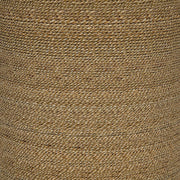 Halden Round Woven Seagrass Accent Side Table Light Brown - 930270