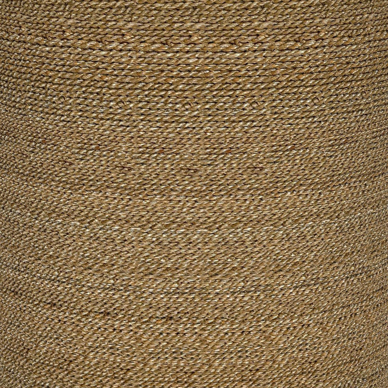 Halden Round Woven Seagrass Accent Side Table Light Brown - 930270