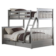 Haley II Twin/Full Bunk Bed W/Storage - 37755