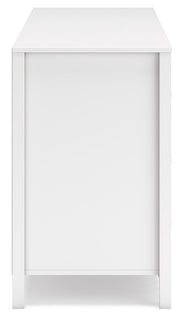 Hallityn Full Platform Bed with Dresser in White - PKG018816