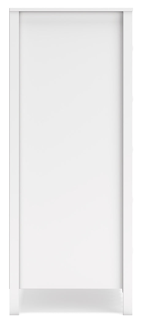 Hallityn White Chest of Drawers - EB1810-245