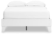 Hallityn White Full Platform Bed - EB1810-112