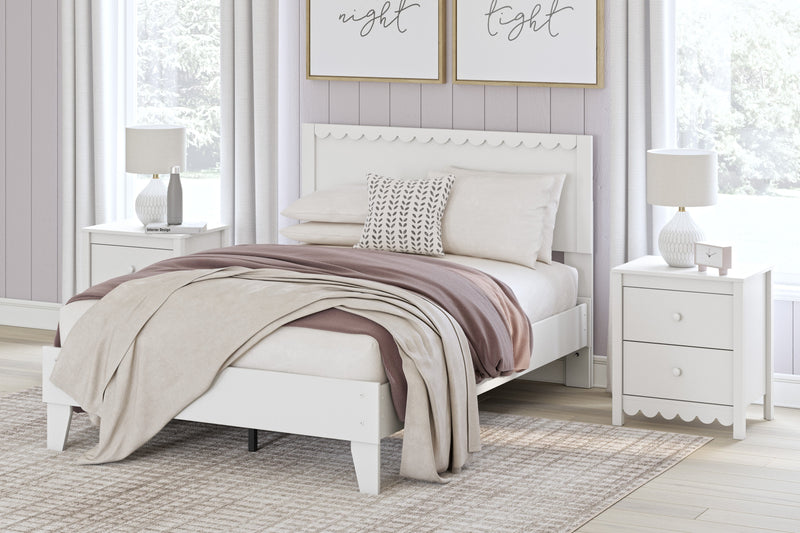 Hallityn White Youth Panel Platform Bedroom Set - DMV FurnitureYouth Bedroom Set
