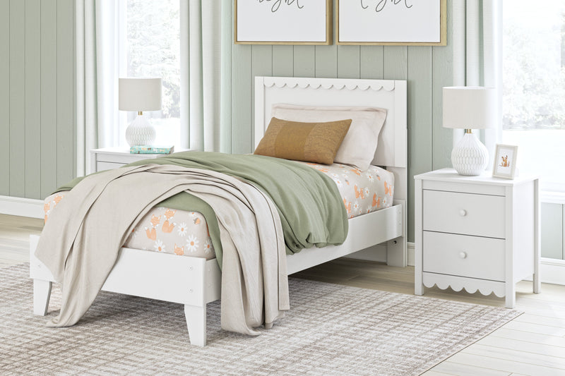 Hallityn White Youth Panel Platform Bedroom Set - DMV FurnitureYouth Bedroom Set