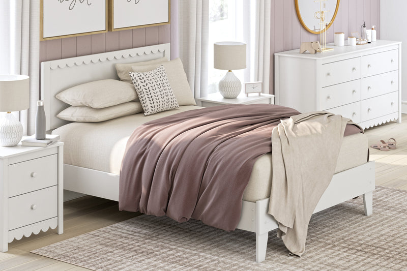 Hallityn White Youth Panel Platform Bedroom Set - DMV FurnitureYouth Bedroom Set