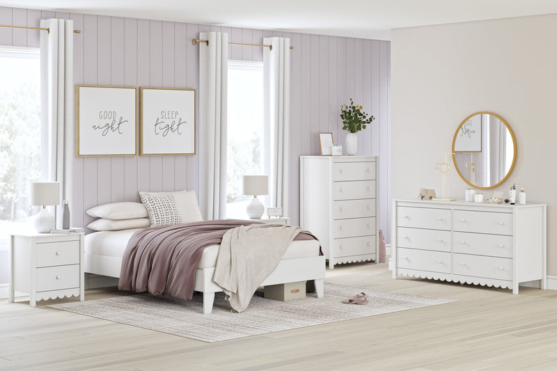 Hallityn White Youth Platform Bedroom Set - DMV FurnitureYouth Bedroom Set