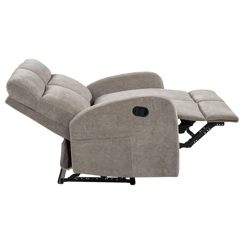 Hamilton 2-piece Chenille Manual Reclining Sofa Set Sand - 603371-S2