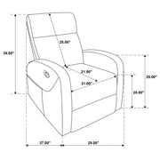Hamilton 3-piece Chenille Manual Reclining Sofa Set Charcoal Grey - 603374-S3