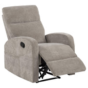 Hamilton Chenille Manual Recliner Sand - 603373