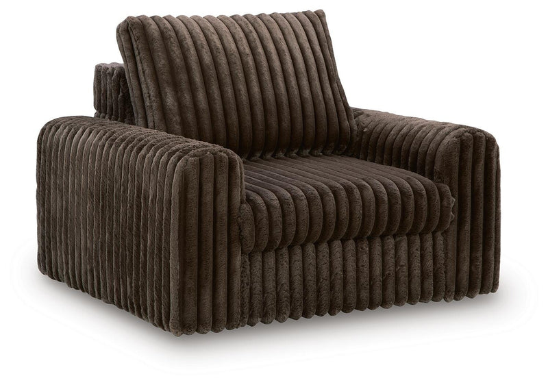HamlinBay Chocolate Power Gliding Chaise - PC8680415P