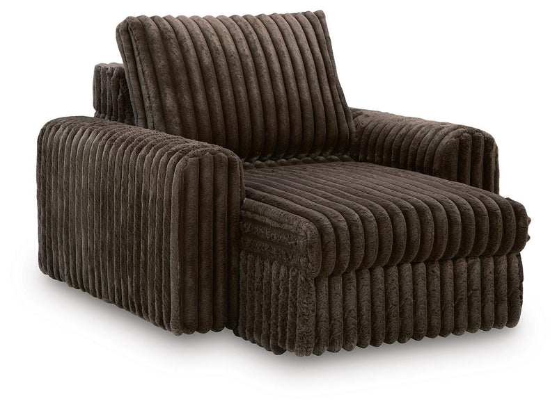 HamlinBay Chocolate Power Gliding Chaise - PC8680415P