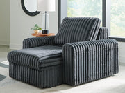HamlinBay Gunmetal Power Gliding Chaise - PC8680515P