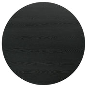 Hamlyn 43-inch Round Wood Counter Height Dining Table Black - 193938BLK