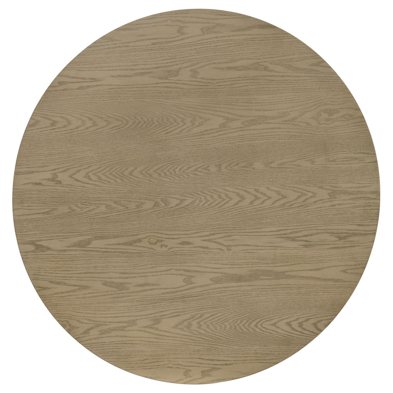 Hamlyn 47-inch Round Wood Dining Room Table Natural Oak - 193930NAT