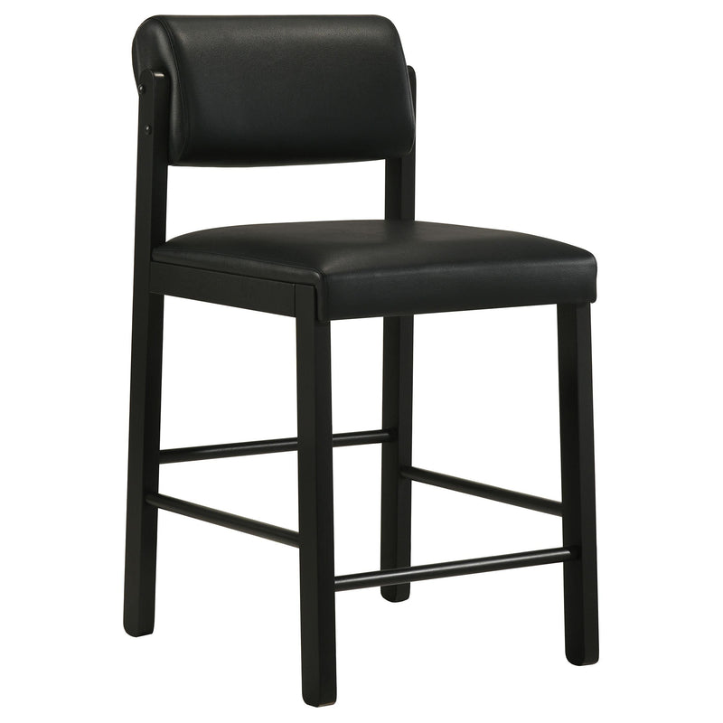 Hamlyn 5-piece Round Wood Counter Height Dining Set Black - 193938BLK-S5C