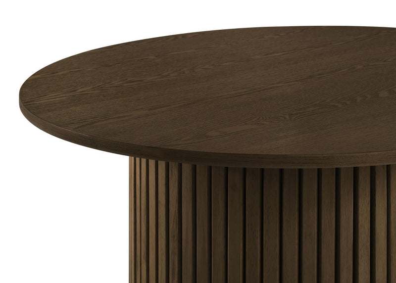 Hamlyn 5-piece Round Wood Counter Height Dining Set Grey and Walnut - 193938WAL-S5E