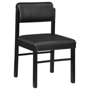 Hamlyn 5-piece Round Wood Dining Set Black - 193930BLK-S5C
