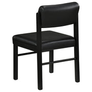 Hamlyn 5-piece Round Wood Dining Set Black - 193930BLK-S5C