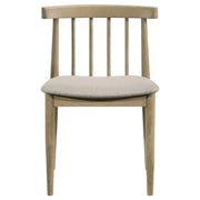 Hamlyn 5-piece Round Wood Dining Set Wheat and Natural Oak - 193930NAT-S5A