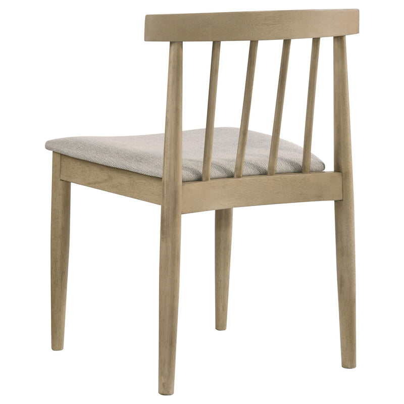 Hamlyn 5-piece Round Wood Dining Set Wheat and Natural Oak - 193930NAT-S5A