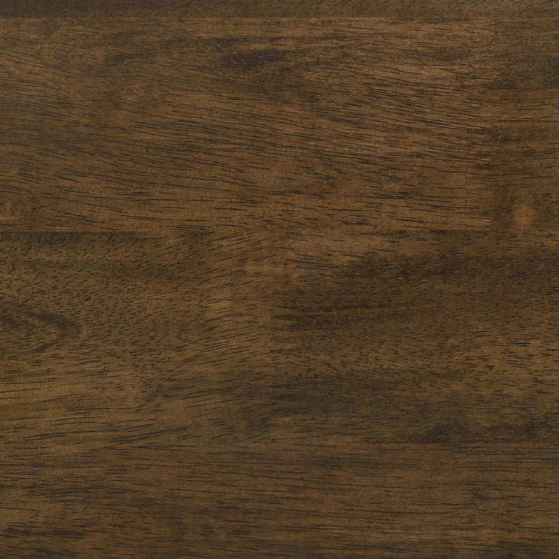 Hamlyn Round Fluted Occasional Cocktail Coffee Table Walnut - 706518
