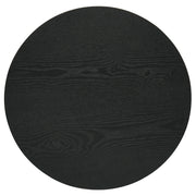 Hamlyn Round Fluted Occasional Side End Table Black - 706507