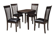 Hammis Dark Brown 5 - Piece Drop Leaf Dining Set - DMV FurnitureDining Room Set