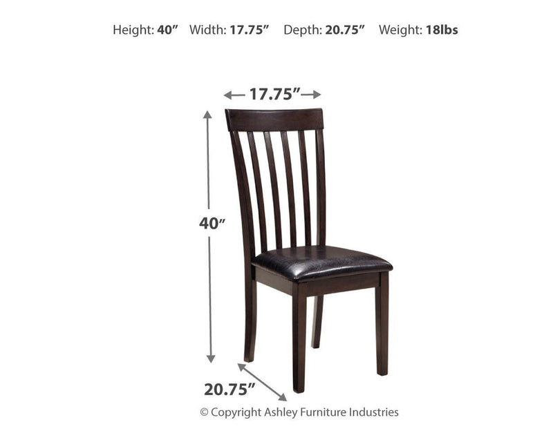 Hammis Dark Brown Dining Chair (Set of 2) - D310-01X2