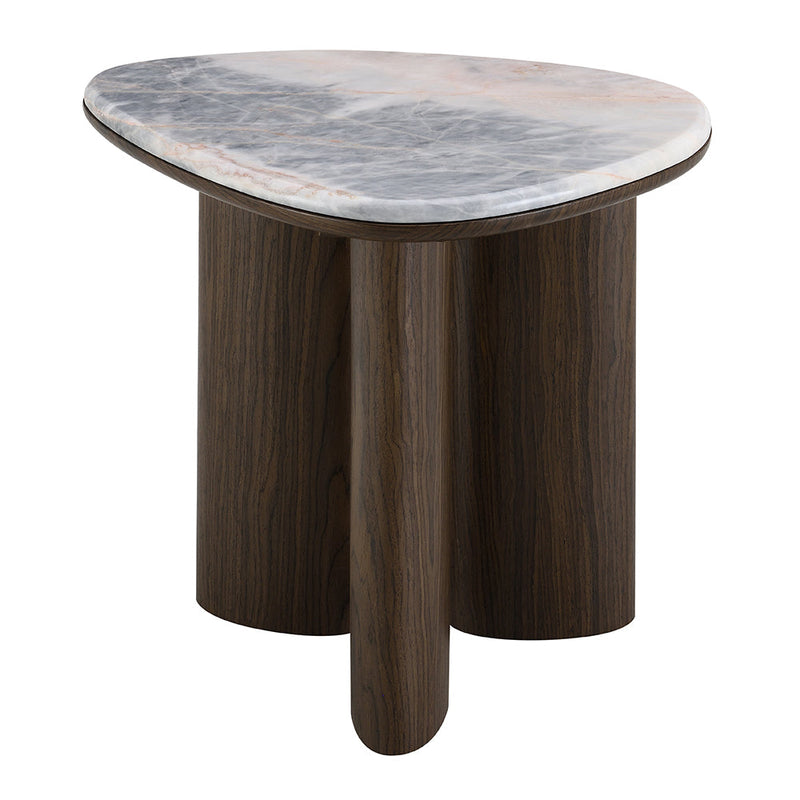 Hanale End Table w/Natural Marble - LV04576