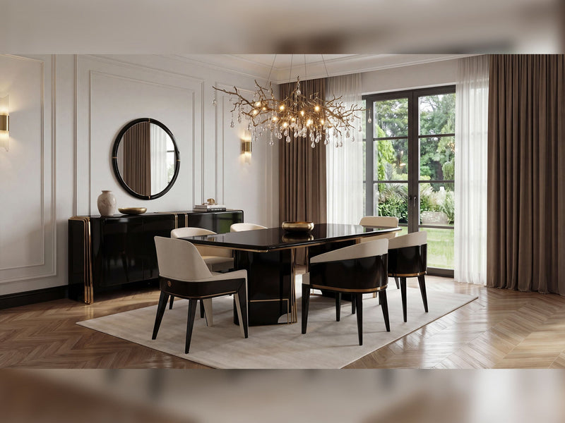 Hanedan Lux Dining Chair (2 PCS) in Cream - 200-GAB-HAN-LDC-2
