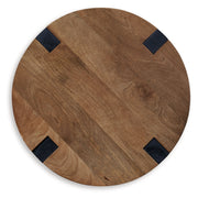 Hanneforth Brown/Black End Table - T726-6