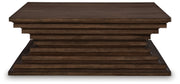 Hannodream Warm Brown Coffee Table - T821-8