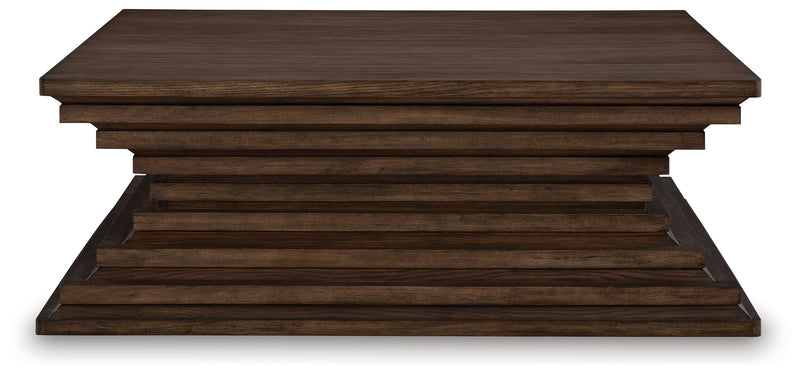 Hannodream Warm Brown Coffee Table - T821-8