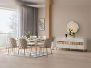 Hare Consol With Mirror in Light Grey - 200-ALT-HAR-LGRY-CON