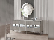 Hare Consol With Mirror in Light Grey - 200-ALT-HAR-LGRY-CON
