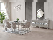 Hare Consol With Mirror in White - 200-ALT-HAR-WHT-CON