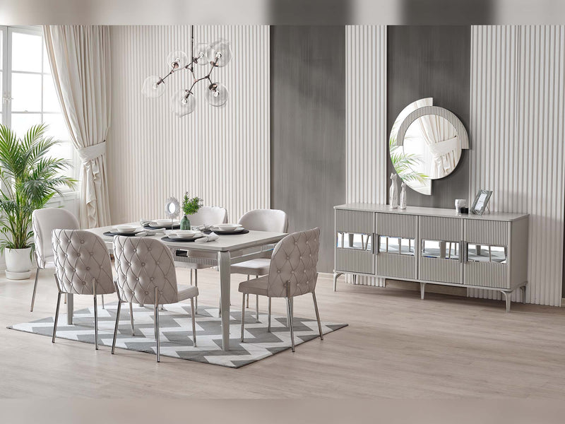 Hare Dining Chair (6 PCS) in White - 200-ALT-HAR-WHT-DC-6