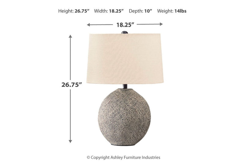 Harif Beige Table Lamp - DMV FurnitureTable Lamp