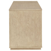 Harkes 75-inch 3-drawer Computer Desk with Adjustable Shelf Light Elm - 800797