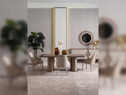 Harmony Diningroom (Consol With Mirror & Dining Table & 6 Dining Chair) - 200-GAB-HAR-DT-6-SET