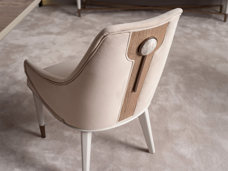 Harmony Lux Dining Chair (2 PCS) in Cream - 200-GAB-HAR-DT-L-2