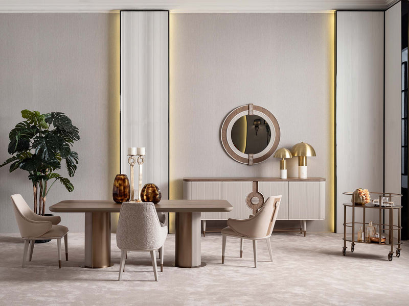 Harmony Lux Dining Chair (2 PCS) in Cream - 200-GAB-HAR-DT-L-2