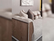 Harmony Stationary Four Seater Sofa in Cream - 200-GAB-HAR-4